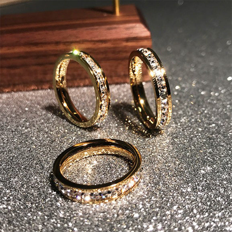 Full Diamond Titanium Ring - Image 10