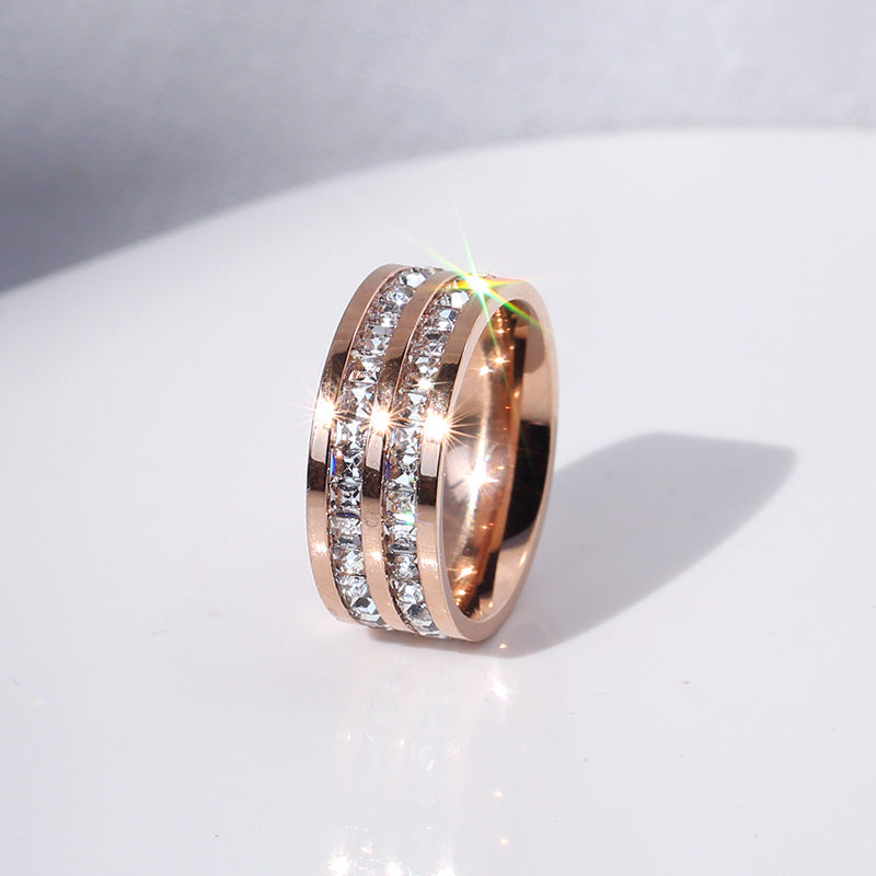 Full Diamond Titanium Ring - Image 7