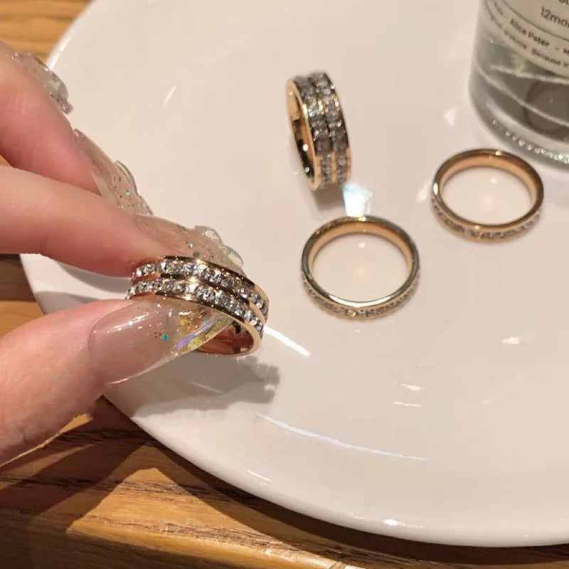 Full Diamond Titanium Ring - Image 11